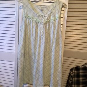 Plaid Sleeveless Nightgown Croft & Barrow